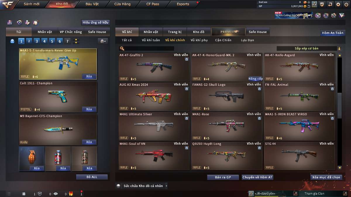 shop acc cf uy tin gia re